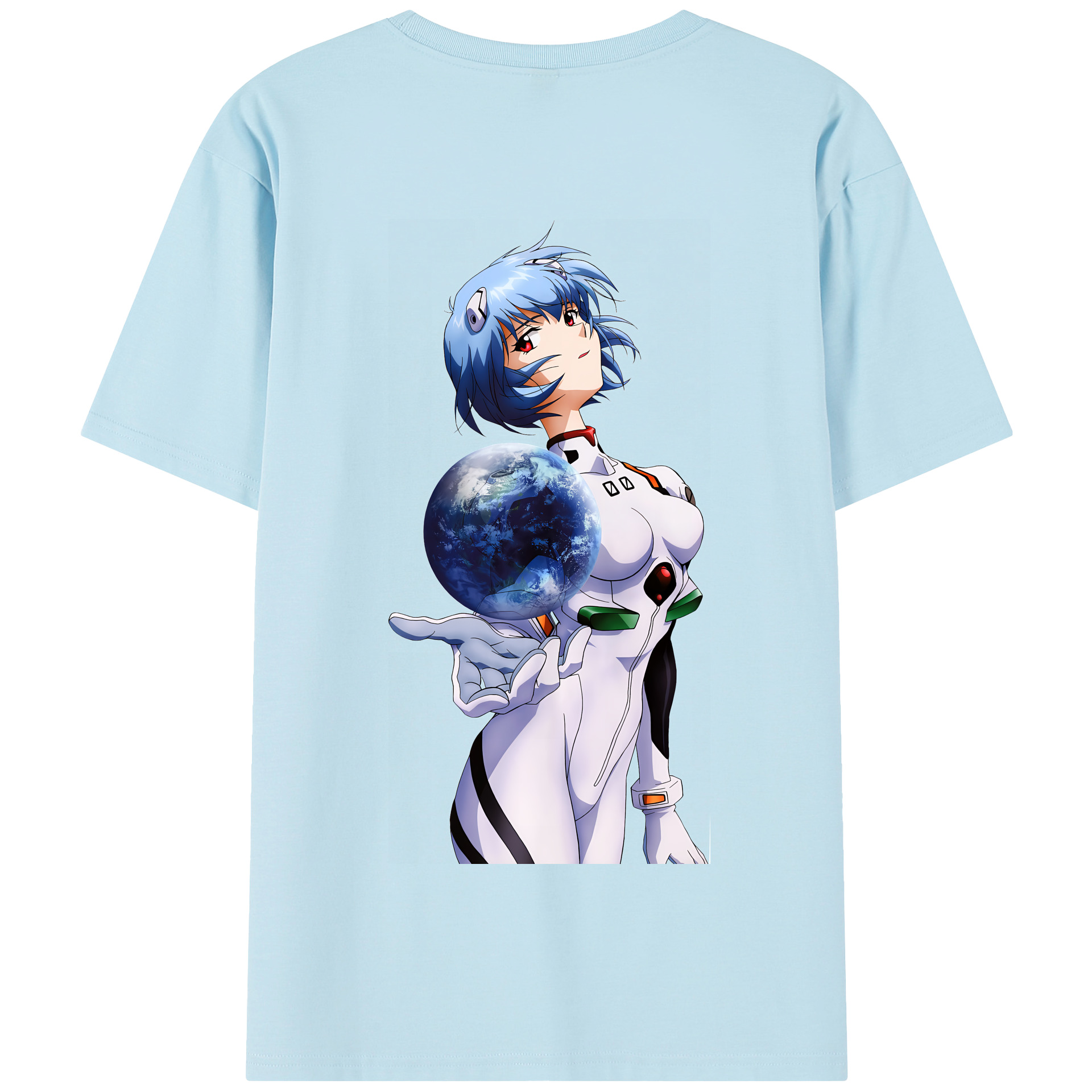（画像用） EVA 新世紀エヴァンゲリオン 綿100％半袖Tシャツ（背面プリント）